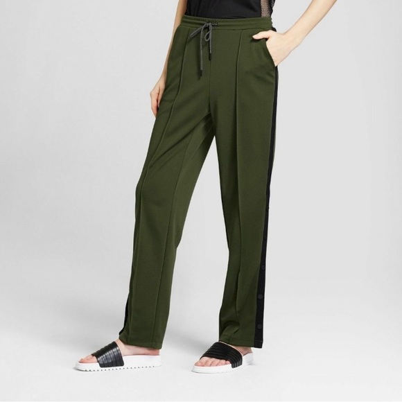 Hunter by Target Green Track Pants with Button side - Picture 1 of 6